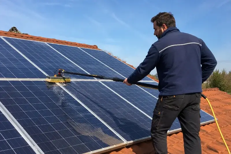 Nettoyage et entretien de panneaux solaires à Saint-Melaine-sur-Aubance
